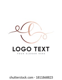 A sweet handwritten letter type L logo template, Vector logo for business and company identity 