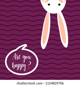 The sweet hare asks