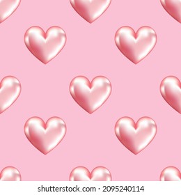 sweet heart and cute seamless pattern vector design