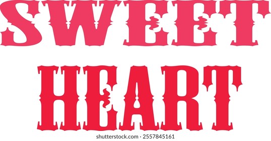 sweet heart shirt and t shirt