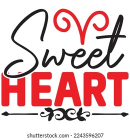 sweet heart t shirt design