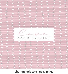 Sweet hearts background, vector hand painted, love, San valentine's day