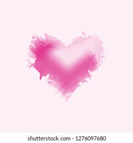 Sweet heart-shaped pastel vector