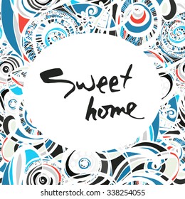 Sweet home card