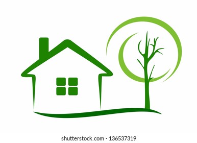 Sweet Home - House And Tree