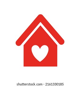 Sweet Home icon isolate on white background.