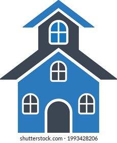 Ilustración vectorial de icono de hogar dulce 
