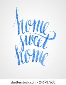 Sweet home lettering