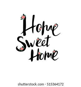 Sweet home lettering