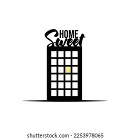 Sweet home logo can be use for real estate agency or for print