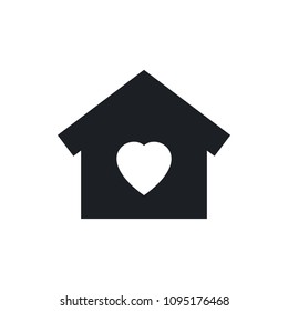 sweet home vector icon