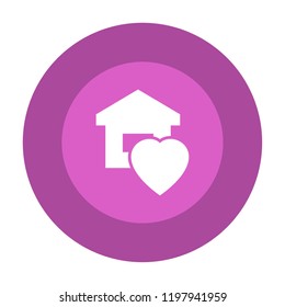 sweet home vector icon