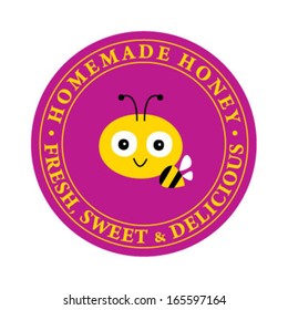 sweet honey bee symbol