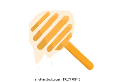 Ilustración del vector de miel de abeja