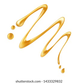 Sweet honey isolated on white background