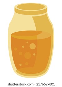 sweet honey jar container icon