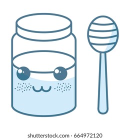 sweet honey kawaii character