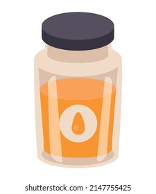 sweet honey pot isolated icon