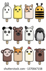 sweet ice cream characters