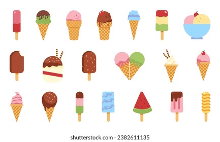 Sweet Ice Cream Element Set