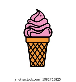sweet ice cream icon