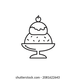 sweet ice cream icon for reference