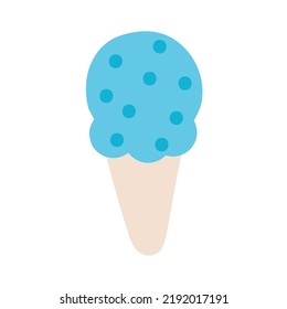 sweet ice cream icon vector