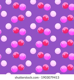 Sweet Ice cream ,seamless pattern on purple background.