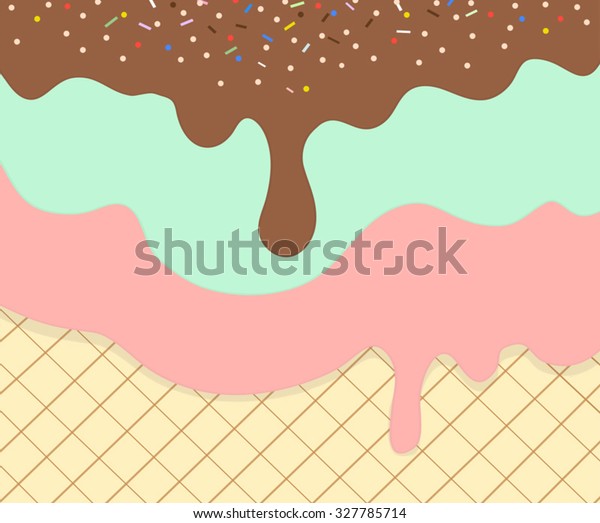 甘いアイスクリームテクスチャ背景パターンの壁紙 ベクター画像 のベクター画像素材 ロイヤリティフリー