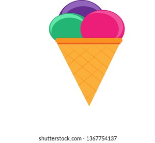 sweet ice cream vector 