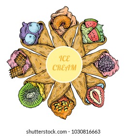  sweet ice creme food dessert
