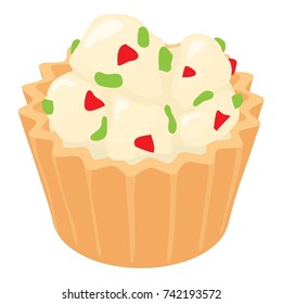 Sweet icon. Isometric illustration of sweet vector icon for web
