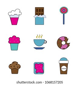 sweet icon set