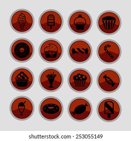 sweet icon set