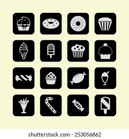 sweet icon set