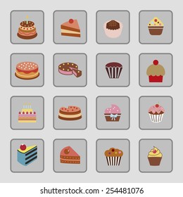 sweet icon set