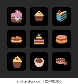 sweet icon set
