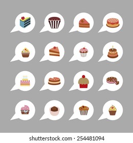sweet icon set