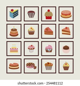 sweet icon set