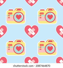 sweet icon valentines seamless for valentine's day