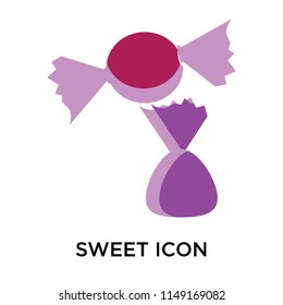 Sweet icon vector isolated on white background for your web and mobile app design, Sweet logo concept