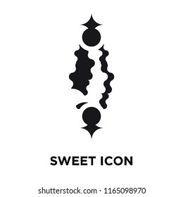 Sweet icon vector isolated on white background, Sweet transparent sign , celebration pictograms