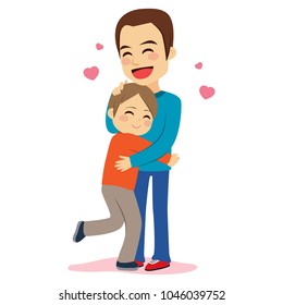 Kids Hug Dad High Res Stock Images Shutterstock