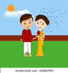 Sweet indian couple