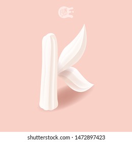Sweet Isometric Letter K. Creamy Font. 
Realistic Dessert. Childhood Birthday Letter. Big Marshmallow On A Pink Background. Isometric Alphabet Set. ABC. Whipped Cream