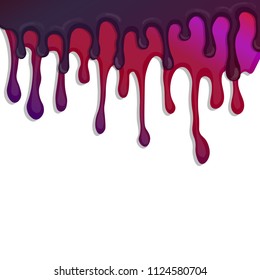 
sweet jam caramel drains, flowing pink purple texture