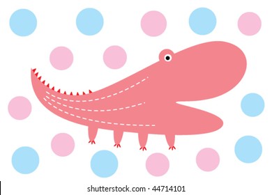 sweet lady crocodile