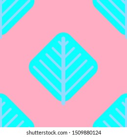 sweet leaf with simply geometry design