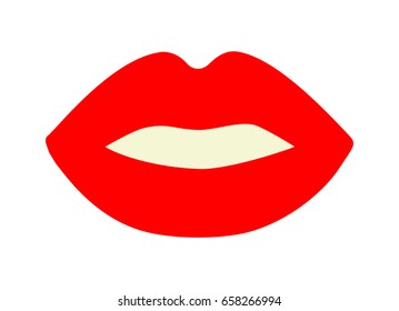 Sweet lips vector illustration