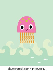 sweet little jellyfish poster